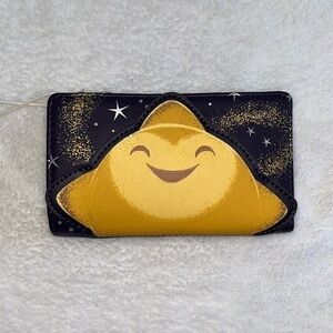 Disney Parks | Loungefly | Wish Star Glow in the dark Wallet | NWT